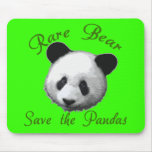 Rare Bear Save the Pandas Mouse Pad
