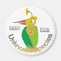 Rare Bird - (Fridge Magnet Round)