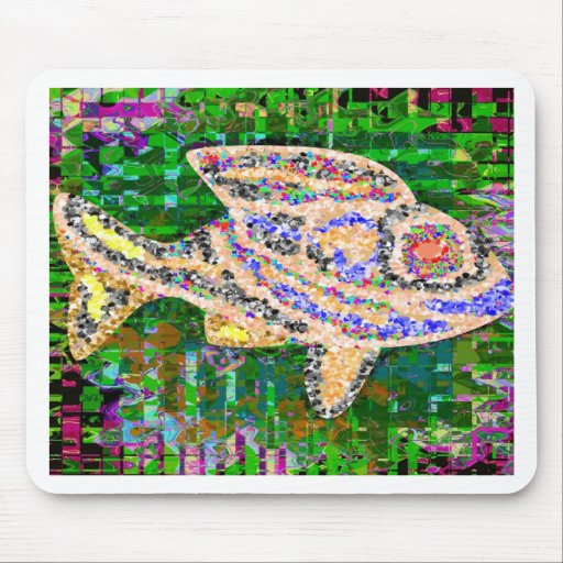 Rare Golden Fish - Fantasy Imaginations Mouse Mat