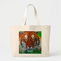 Rare Sumatran Tiger from Indonesia Tote Bags