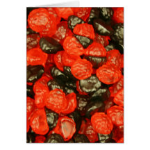 Raspberry and Blackberry Candies Card