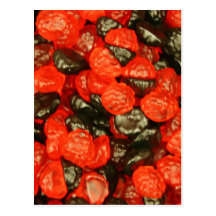 Raspberry and Blackberry Candies Postcards