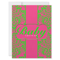 Raspberry and Lime Personalized Announcement