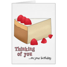 Raspberry Cheesecake Birthday Card