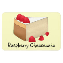 Raspberry Cheesecake Premium Magnet