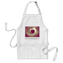 Raspberry Heart Apron