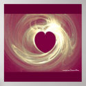 Raspberry Heart posters