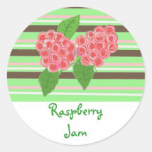 Raspberry Jam Round Sticker