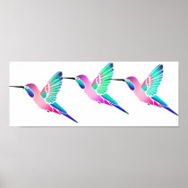 Raspberry Mint Sorbet Hummingbirds
