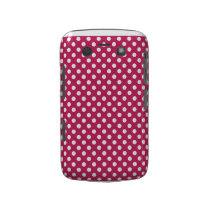 Raspberry Polka Dot Blackberry Bold Case casemate cases