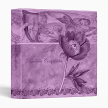 Raspberry Poppy Binder