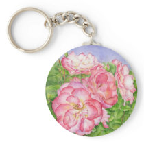 Raspberry Ruffles Keychains