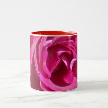 Raspberry Velvet Rose Mugs