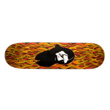 Rasputin-Flammes Planches À Roulettes Customisées