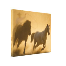 Rassemblement de mustang toile tendue sur châssis