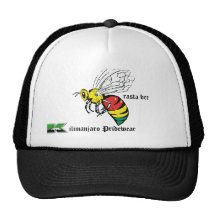 rasta bee trackers hat