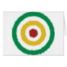 Rasta Bullseye Cards