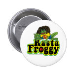 Rasta Froggy Button