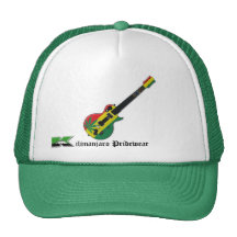 rasta guitar tracker hat