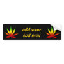 Rasta Leaf Bumper Sticker