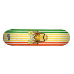 Rasta Lion Skateboard