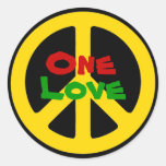 Rasta One Love Sticker
