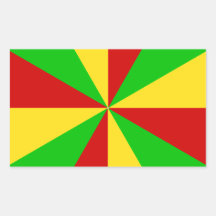 Rasta Rays Stickers
