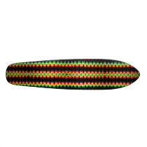 Rasta Tie-Dye Skateboard