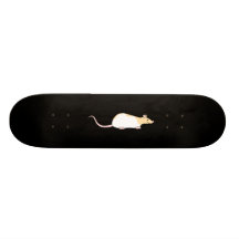 Rat d'animal familier. Faon et varié à capuchon bl Skateboards Personnalisables