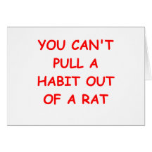 RAT divorce joke Greeting Card