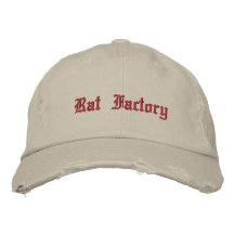 Rat Factory Embroidered Hat