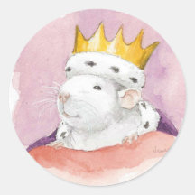 Rat King Uno! Round Sticker