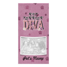 Rat Terrier DIVA Custom Photo Card