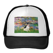 Rat Terrier - Lilies 2 Hat