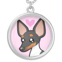 Rat Terrier / Toy Fox Terrier Love Necklace
