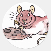 Rat with a Cookie Stickers