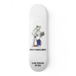 rat with white back, PECCADILLOES, LAS VEGAS PUNX Skate Deck