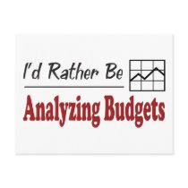 Rather Be Analyzing Budgets Postcards