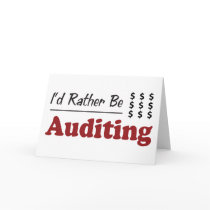 Rather Be Auditing Greeting Cards