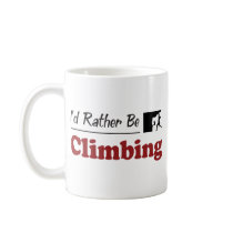 Rather Be Climbing Mugs