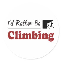 Rather Be Climbing Stickers