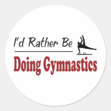 Rather Be Doing Gymnastics Stickers