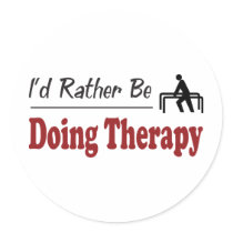 Rather Be Doing Therapy Sticker