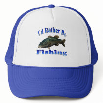 Rather Be Fishing Trucker Hat