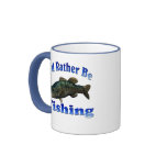 Rather Be Fishing Coffee Mugs