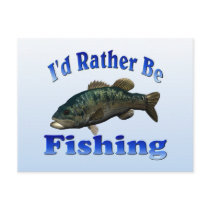 Rather Be Fishing Postcards
