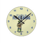 Rather Be Fly Fishing Wallclock