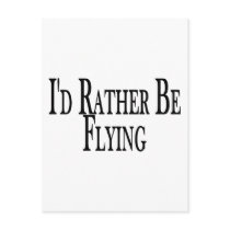Rather Be Flying Post Cards