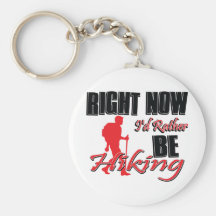 Rather be Hiking Key Chain
