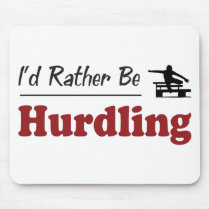 Rather Be Hurdling Mouse Mat